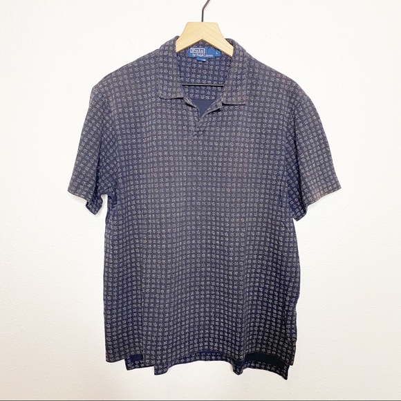 Polo Ralph Lauren Other - [Polo Ralph Lauren] Navy Blue Printed Polo Shirt